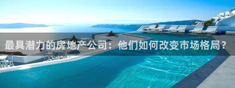 新宝5侹刔：最具潜力的房地产公司：他们如何改变市场格局？