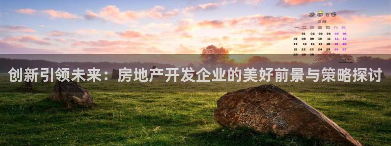 新宝5平台注册资金：创新引领未来：房地产开发企业的美好前景与
