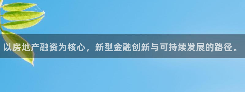 新宝5注册平台：以房地产融资为核心，新型金融创新与可持续发展