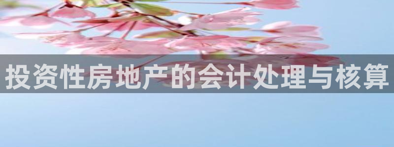 新宝5登录界面：投资性房地产的会计处理与核算