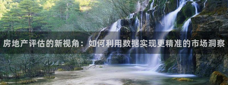 新宝5测速登录：房地产评估的新视角：如何利用数据实现更精准的
