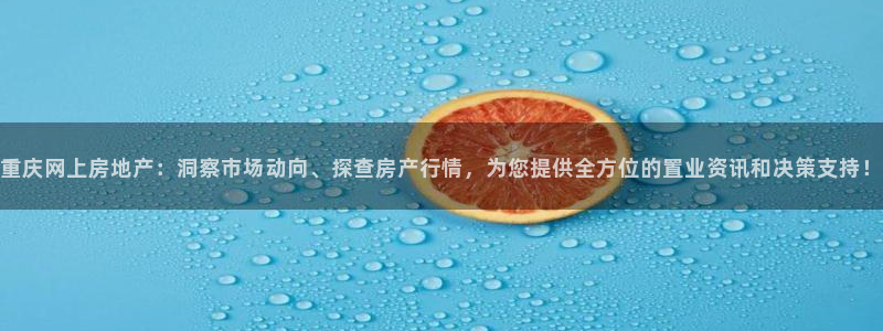 新宝5娱乐登录：重庆网上房地产：洞察市场动向、探查房产行情，
