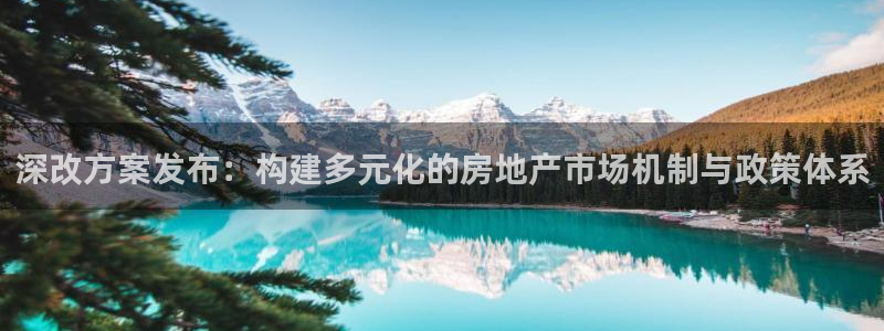 新宝5-测速：深改方案发布：构建多元化的房地产市场机制与政策
