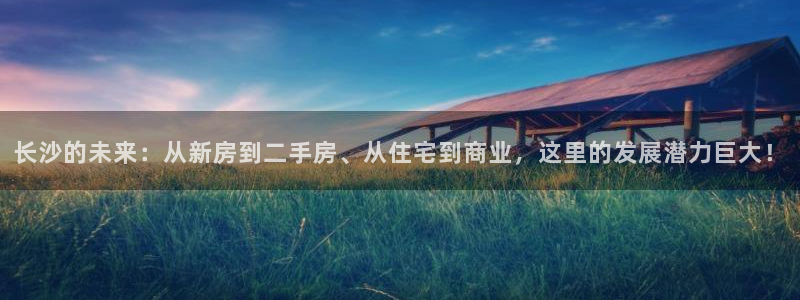 新宝5娱乐手机登录：长沙的未来：从新房到二手房、从住宅到商业