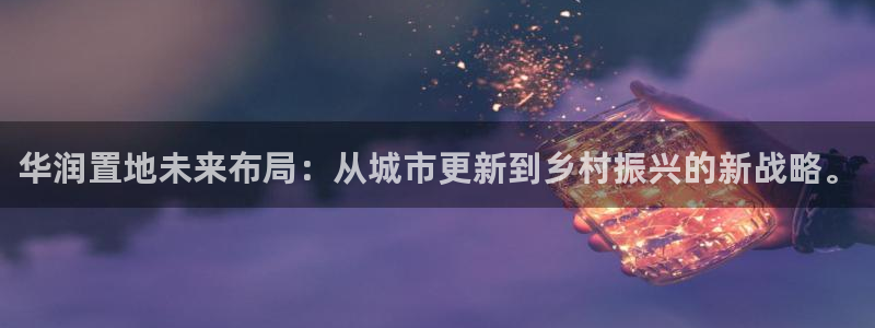 新5宝：华润置地未来布局：从城市更新到乡村振兴的新战略。