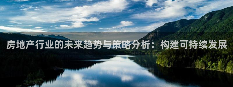 新宝5手机app：房地产行业的未来趋势与策略分析：构建可持续