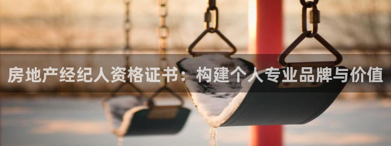 新宝5招商部：房地产经纪人资格证书：构建个人专业品牌与价值