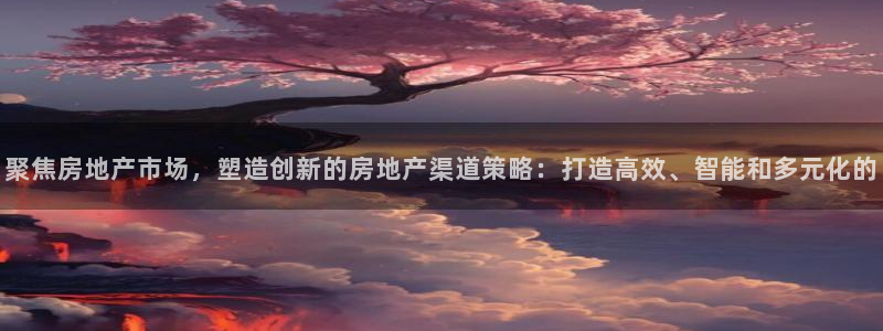 新宝5平台咋样：聚焦房地产市场，塑造创新的房地产渠道策略：打