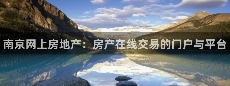 新宝5授权：南京网上房地产：房产在线交易的门户与平台