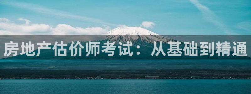 新宝5登录不了：房地产估价师考试：从基础到精通