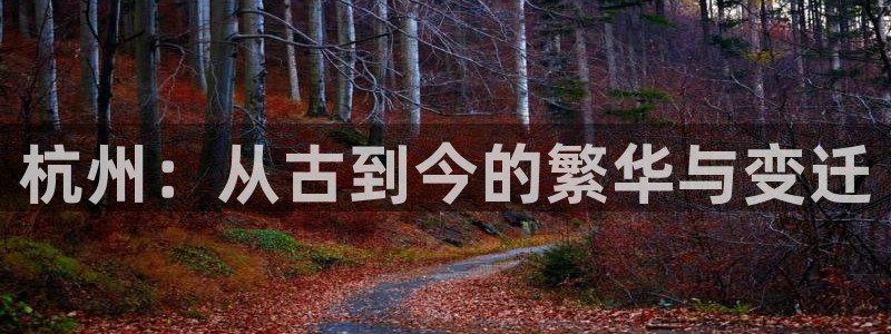 新宝5彩票娱乐平台：杭州：从古到今的繁华与变迁