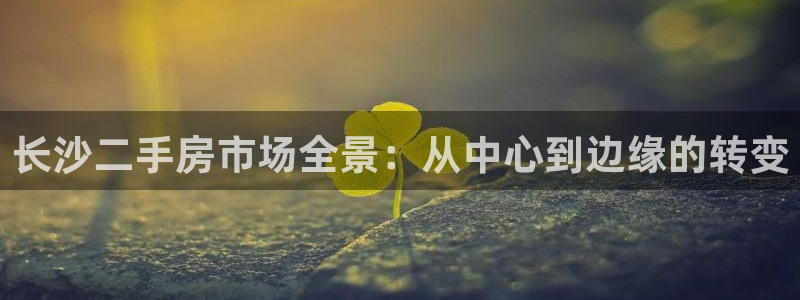 新宝5登录入口网址：长沙二手房市场全景：从中心到边缘的转变