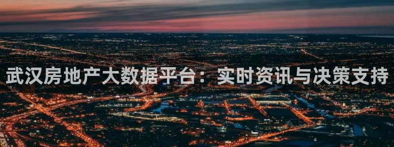 新宝5_测：武汉房地产大数据平台：实时资讯与决策支持