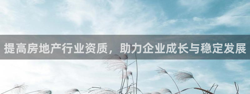 新宝5娱乐经：提高房地产行业资质，助力企业成长与稳定发展
